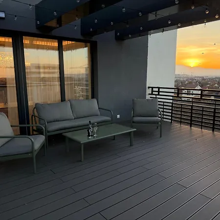 公寓 Panorama Coresi Penthouse 布拉索夫