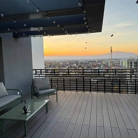 Апартаменты Panorama Coresi Penthouse Брашов