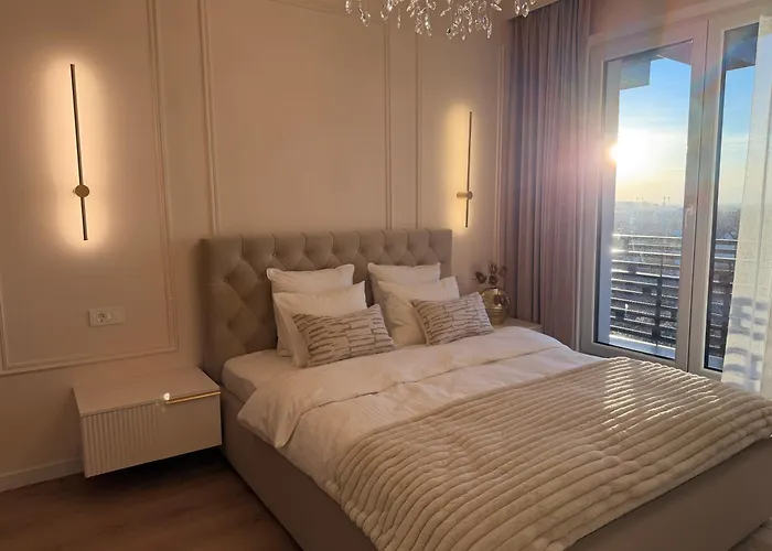 公寓 Panorama Coresi Penthouse *