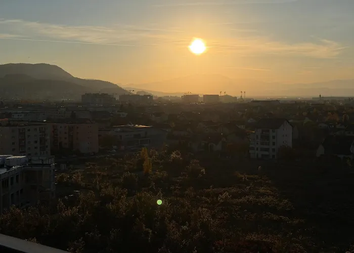 Panorama Coresi Penthouse Lägenhet *