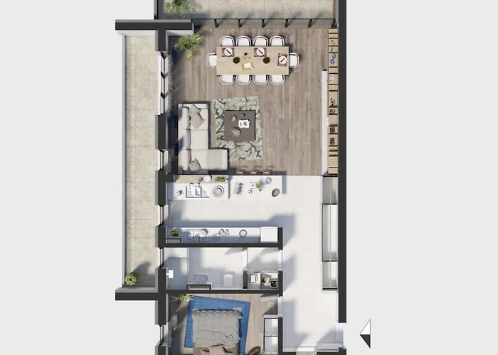 Panorama Coresi Penthouse Lägenhet